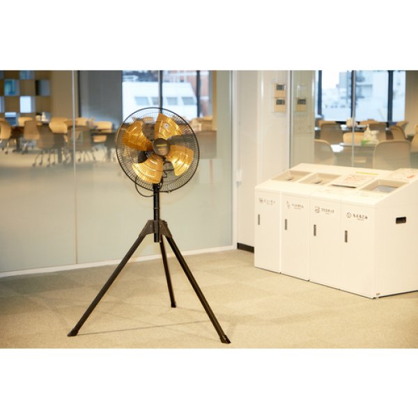 画像2: TRUSCO 全閉式工場扇 ジェネラルファン “ＤＣ省エネ” スタンドタイプ アルミハネ [694-1894] (2)