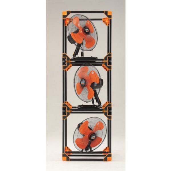 画像3: TRUSCO TFZPA-45Z 全閉式アルミハネ工場扇 ゼフィール キューブタイプ [474-8948] (3)