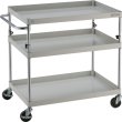 画像1: TRUSCO ツールワゴン フェニックスワゴン 省音 900Ｘ600ＸH880〜1130 3段 ホワイト PEW-A993-W [819-5152] (1)