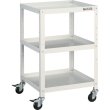 画像1: TRUSCO ツールワゴン ラビットワゴン 500Ｘ500 ゴム車輪 ホワイト RBW-853-W [366-3426] (1)