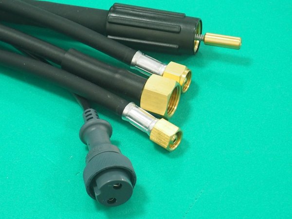 画像2: Panasonic CO₂/MAGトーチ 皮カバー方式 YT-50MCZWT16 3m (2)