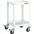 画像1: TRUSCO ツールワゴン ラビットワゴン 360Ｘ360 ゴム車輪 ホワイト RBW-632-W [366-3108] (1)