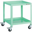 画像1: TRUSCO ツールワゴン ラビットワゴン 500Ｘ500 ゴム車輪 ヤンググリーン RBW-652-YG [366-3175] (1)