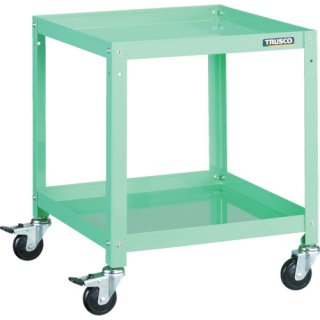 TRUSCO ステンレスワゴン クリーンラビット 75φゴム車鉄金具 500×500