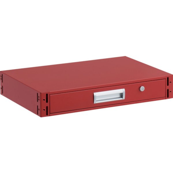 画像1: TRUSCO ツールワゴン イーグルバーディワゴン用 引出1段 600Ｘ400 レッド  EGW-64V-R [395-85779] (1)
