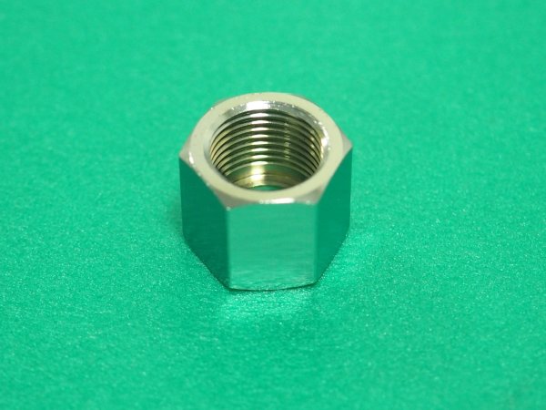 画像1: 炭酸・アルゴン調整器用ホースジョィント ナット ユタカ (1)