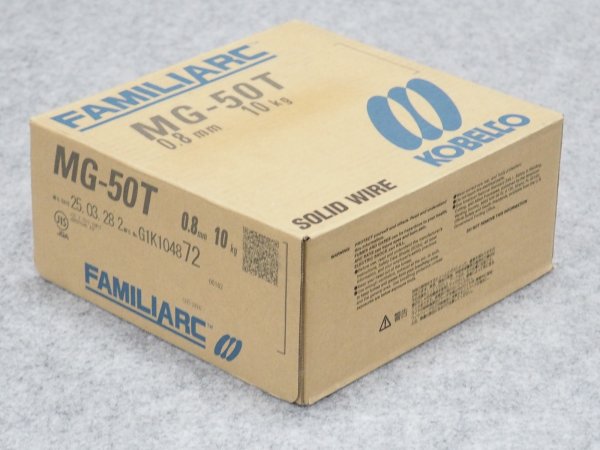 画像2: 低電流用ソリッドワイヤ MG-50T 0.8mm-10kg 神戸製鋼所 (2)