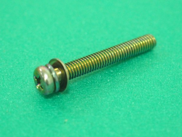 画像2: TRUSCO ナベ頭座金組込ねじ P=4 クロメート M4×30 75本入 (ばね座金+JIS小形ワッシャー付き) B51-0430 [212-7369] (2)