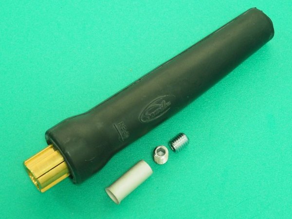 画像1: アルミケーブル用ジョイント JA500AL(500A) ソケットセット(メス) ネジ止式 耐熱ゴム 三立電器 (1)