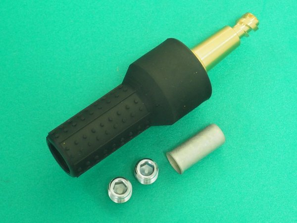 画像2: アルミケーブル用ジョイント NK19AL(300A) プラグセット(オス) ネジ止式 耐熱ゴム 三立電器 (2)