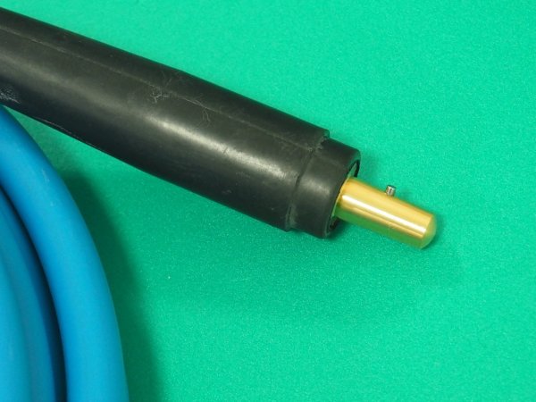 画像2: アルミ導体溶接ケーブル(延長用）AL-WCCT 60sq アルミ専用ジョイントJB500AL黒色オス・メス付 (長さ5.10.15.20.25.30m選択) (2)