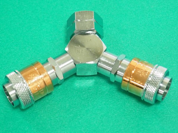 画像2: アポロコック 可燃性ガス用ゲージ直結用分岐ソケット BS-2N  小池酸素工業 (2)