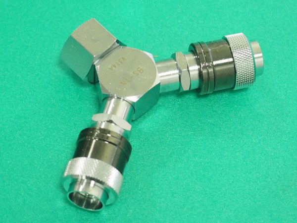 画像3: アポロコック 酸素ガス用ゲージ直結用分岐ソケット BS-1N  小池酸素工業 (3)