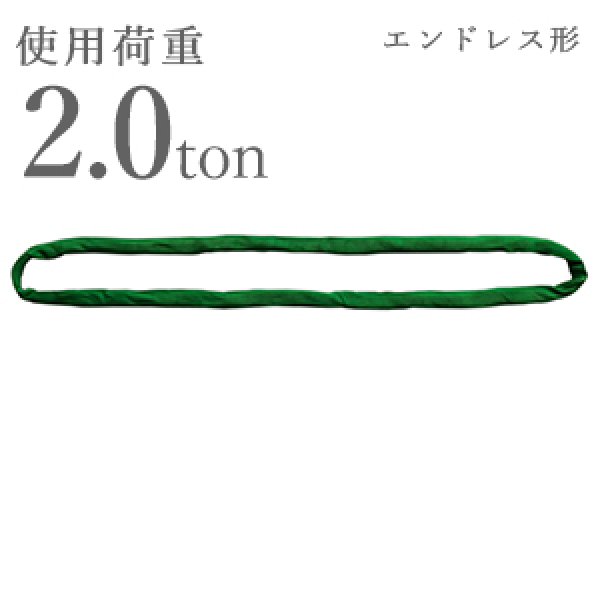 画像1: インカリフティングスリング JISエンドレス 2tx2.5m INKJHN-2x2.5 1本 1014218 大洋精器 (1)