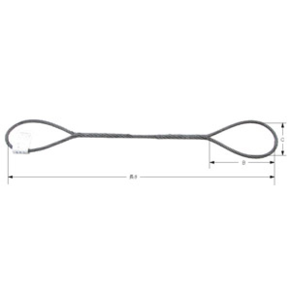 画像1: JIS玉掛ワイヤ 編込み O/O 16×6m JTWR-16X6 3291285 大洋製器工業 (1)