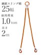 画像1: 2本吊 インカリフティングスリングJIS 1t用×2ｍ 2ILSJ1TX2 1013756 大洋製器 (1)