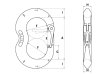 画像2: ＴＡＩＹＯ フレキシブルリンク 2t FXL-2 1015286 大洋製器 (2)