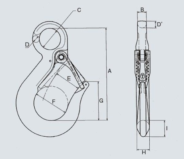 画像2: ＴＡＩＹＯ Vフック 1.25t VHK-1.25 1227323 大洋製器 (2)