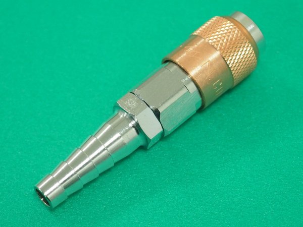 画像1: Ｎコック 可燃ガス用ホース用ソケット(細径) S3H(10φ) 日酸TANAKA (1)