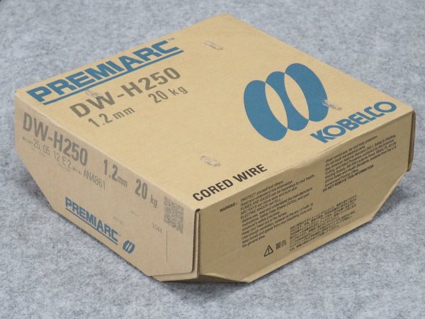 画像1: 硬化肉盛用フラックスワイヤ DW-H250 1.2mm-20kg 神戸製鋼所 (1)