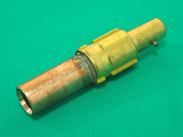 画像1: ケーブルジョィント(黒色)750A プラグ(オス)金具 JC750圧着  三立電器 (1)