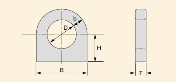 画像2: TAIYO 船用アイプレート C-5ｔ (1039357) 大洋製器 (2)
