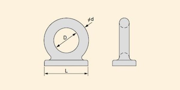 画像1: TAIYO 旧船用アイプレート B-1ｔ (1039497) 大洋製器 (1)