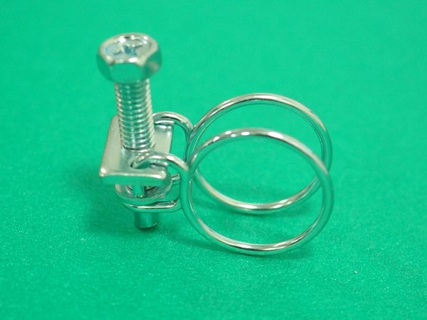 画像1: TRUSCO ネジ式ワイヤバンド 締付径15〜18mm (10個入) TWB-18 [256-2553] (1)