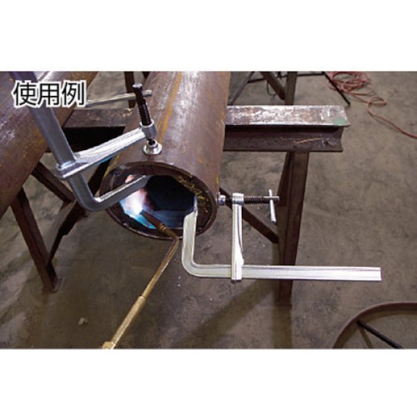 画像4: ベッセイ クランプ（普及型）GZK型 開き160mm GZ16K [361-5537] (4)