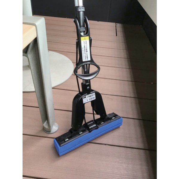 画像3: TRUSCO TSP-2 スポンジモップ 黒 [669-6859] (3)