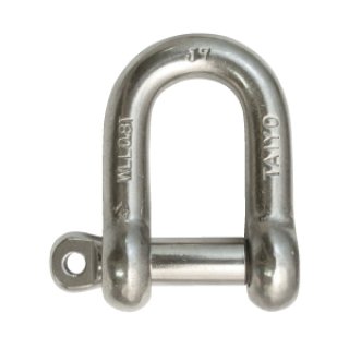TAIYO SUS捻込シャックル 鍛造製 ツバ無 32mm SUSNGS-32（1012441