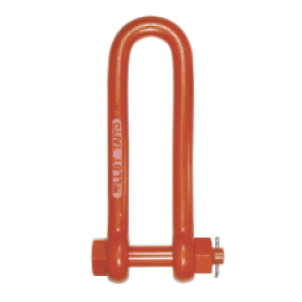 画像1: 強力長シャックル (25×250) TSL-8t（ボルト・ナットタイプ） 1013943 大洋製器工業 (1)