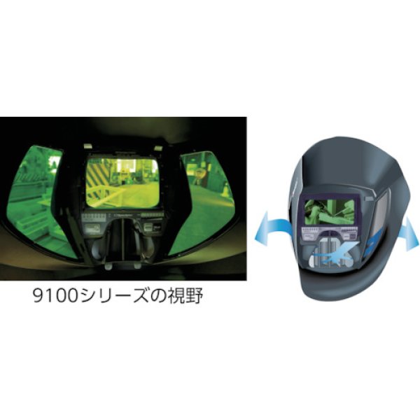 画像2: 3M スピードグラス™ 自動遮光溶接面/溶接面 9100X 501815  (2)