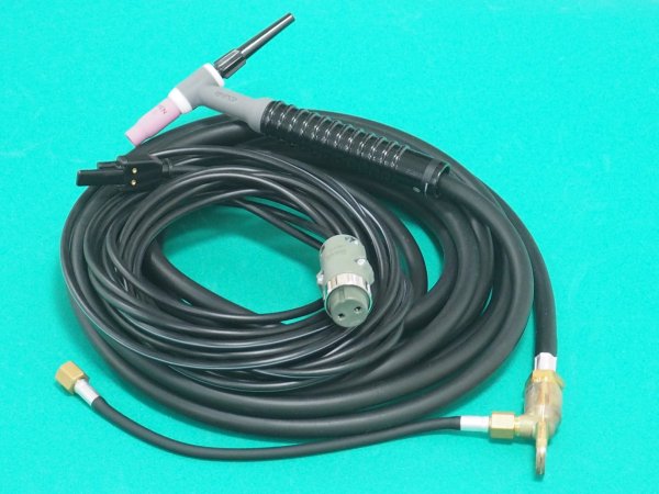 画像1: ダイヘン フレキシブル型空冷TIGトーチ 200A AWF-26 8m (1)