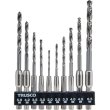 画像1: TRUSCO 六角軸鉄工ドリル 10本組 TT6SDN-10AS [562-4133]  (1)