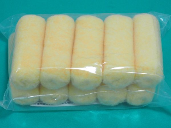 画像2: TRUSCO スモールローラー万能用 4インチ 10本入 TPR-134-10 [336-2132] (2)