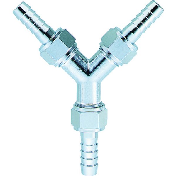 画像1: TRUSCO Ｙ型ホースジョイント 3/8　1個入  YHJ-310 [177-9052] (1)