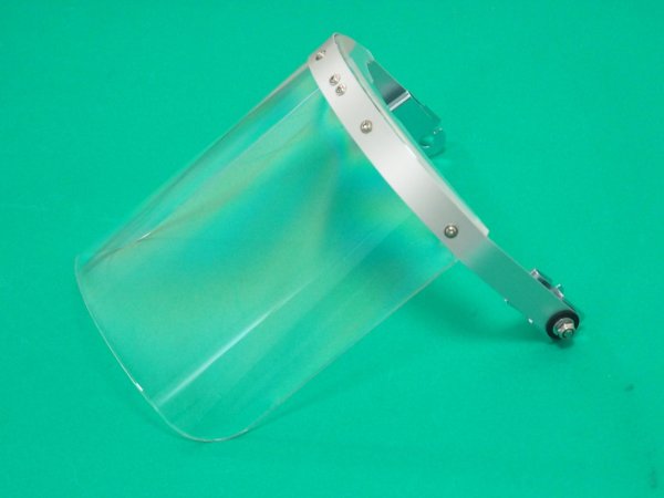 画像2: TRUSCO ヘルメット取付型防災面 クリア BM-HC [231-6005] (2)