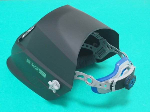 画像2: 自動遮光液晶溶接面 レインボーミニ（キャップ型） MR-460M-C マイト工業 (2)