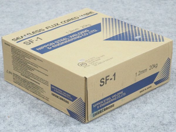 画像1: マグ材料(フラックス入りワイヤ) SF-1  1.2mm-20kg 日鉄溶接工業 (1)