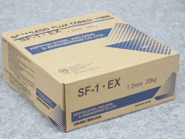 画像2: マグ材料(フラックス入ワイヤ)  SF-1EX 1.2mm-20kg 日鉄溶接工業 (2)