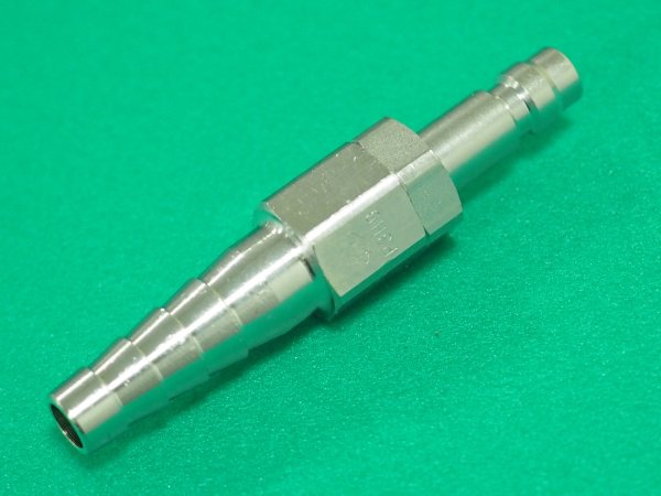 画像2: Ｎコック 可燃性ガス用ホース中間用プラグ P3HB (逆止弁付) 日酸TANAKA (2)