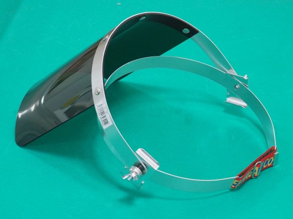 画像2: 防災面 ヘルメット装着用 350 G2 MP 理研化学 (2)