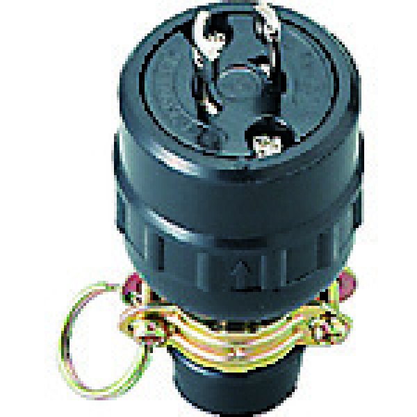 画像1: 防水引掛ゴムプラグ(防水兼用) MH2588  2P.15A.125V 明工社  (1)