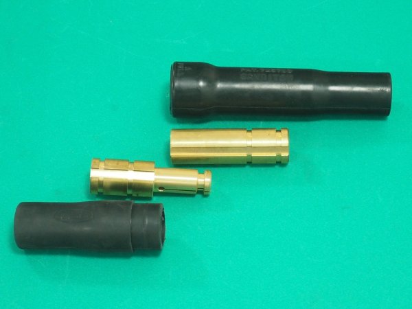 画像1: 大電流の1000Aタイプ　ケーブルジョィントJD1000 (黒色) 半田  三立電器 (1)