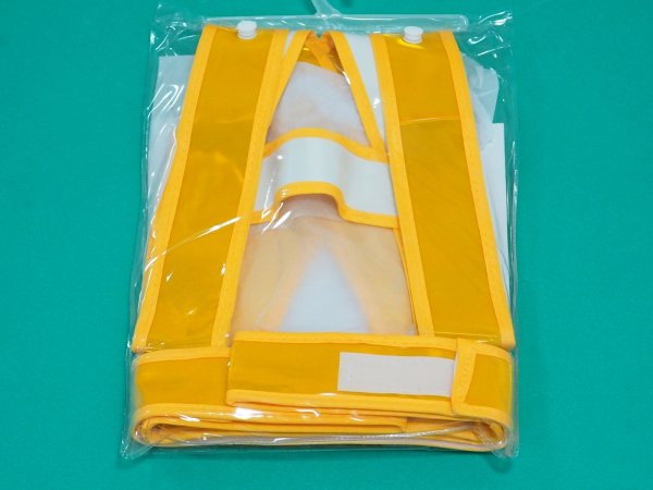 画像2: TRUSCO タスキ型安全ベスト ゴールド TTAB-G [114-4961] (2)