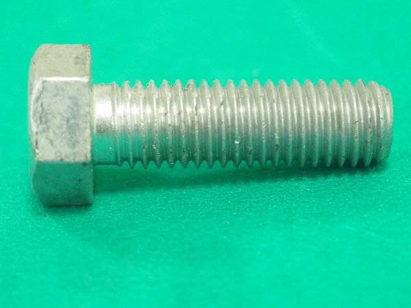 画像1: TRUSCO 六角ボルト 溶融亜鉛メッキ 全ネジ M12×40 10本入 Y012-1240 [856-6973] (1)