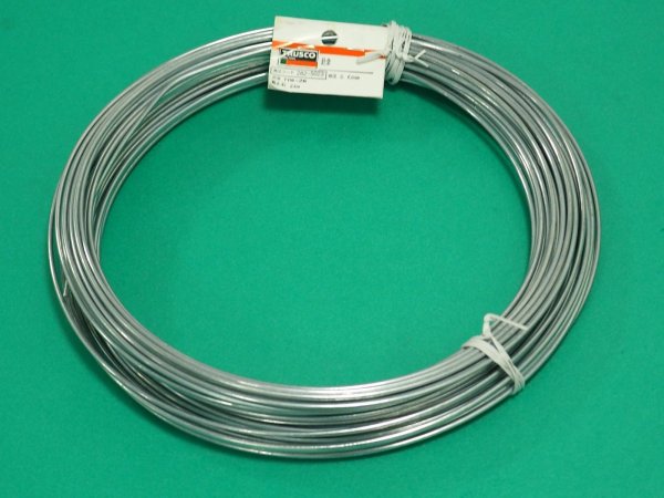 画像1: TRUSCO スチール針金 #12 線径2.6mm 1kg 溶融亜鉛メッキ TYW-26 [282-5023] (1)