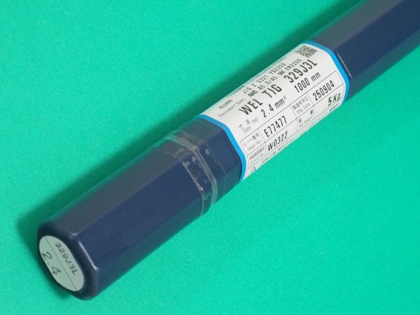 画像2: ステンレス鋼（ティグ材料）WEL TIG 329J3L 5kg 日本ウェルディング・ロッド (2)