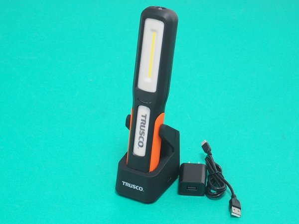 画像1: TRUSCO 充電式LEDハンディーライト TLEH-A5L-CH [257-2870] (1)